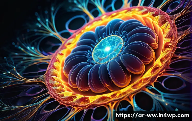 장수 연구에서의 대사 과정 이해 - **Prompt:** A vibrant, abstract depiction of a healthy human cell, glowing with internal energy. In ...